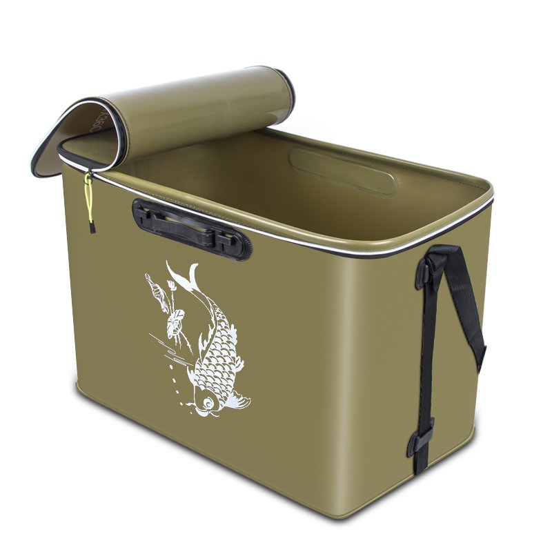live fish with oxygen tank drums and eva with thick multi-functional folder